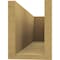 Ekena Millwork 6in. W x 8in. H x 24in. L Block Woodgrain TimberThane Rafter Tail, Primed Tan RFTUR06X08X24BLKRCPR - alternate 3